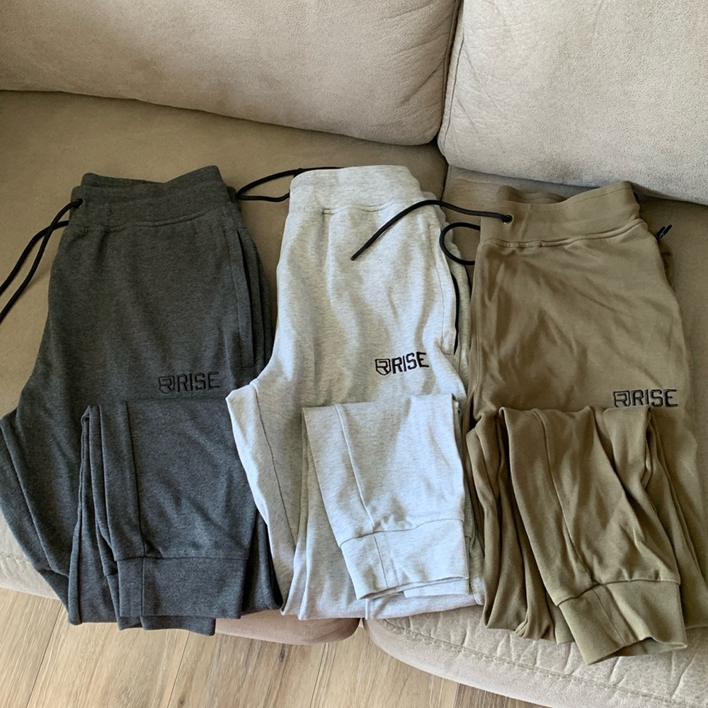 Pale grey joggers